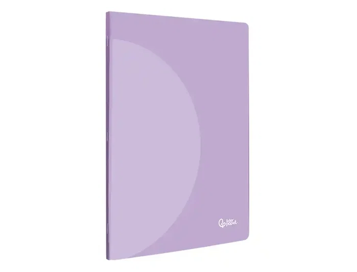 Liderpapel Libreta 360 Tapa Plástico A5 48 Hojas 90gr Horizontal Doble Margen Colores Pastel