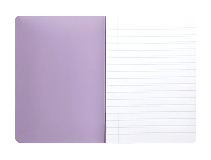 Liderpapel Libreta 360 Tapa Plástico A5 48 Hojas 90gr Horizontal Doble Margen Colores Pastel