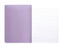 Liderpapel Libreta 360 Tapa Plástico A5 48 Hojas 90gr Horizontal Doble Margen Colores Pastel