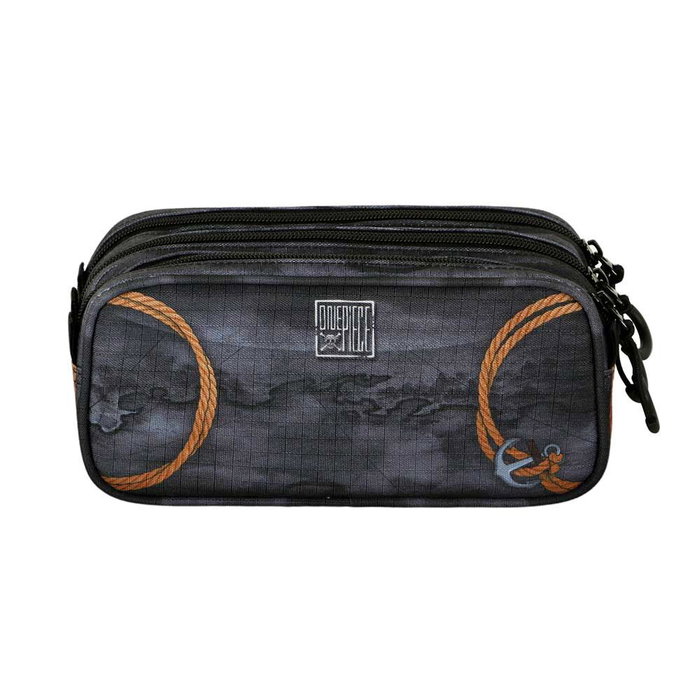 KARACTERMANIA Portatodo Ropes One Piece Estuche Escolar 3 Compartimentos 11x22x10cm