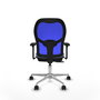 PIQUERAS Y CRESPO Silla de Oficina Jorquera con Mecanismo Sincro/Traslack Azul