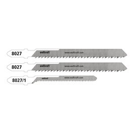 Wolfcraft Hojas de sierra de calar HCS vástago en T, 3 piezas