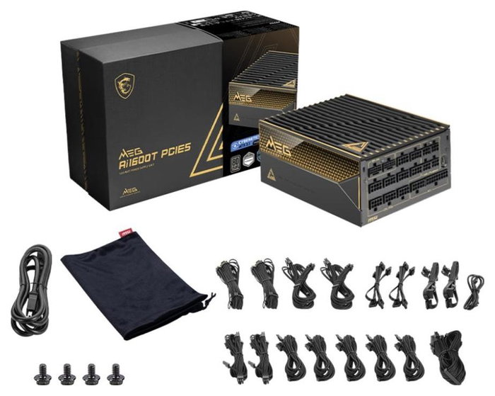 MSI MEG Ai1600T PCIE5 1600W Negro MSI MEG Ai1600T PCIE5 1600W Negro