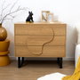 Home Deco Factory Cómoda 3 Cajones Calypso