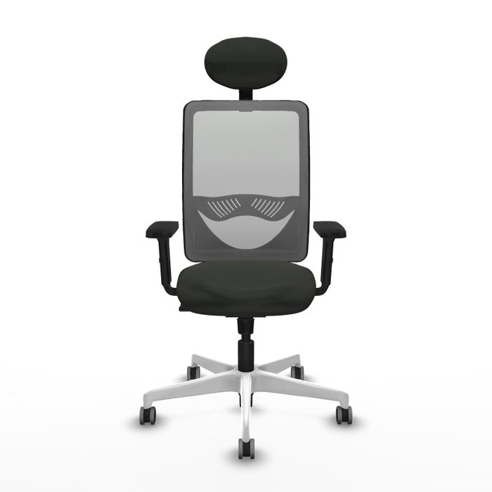 PIQUERAS Y CRESPO Silla de oficina Zulema con mecanismo Sincro, Negro y Gris PIQUERAS Y CRESPO Silla de oficina Zulema con mecanismo Sincro, Negro y Gris