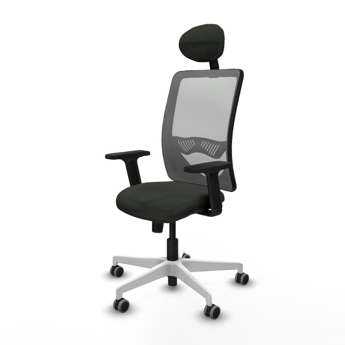 PIQUERAS Y CRESPO Silla de oficina Zulema con mecanismo Sincro, Negro y Gris PIQUERAS Y CRESPO Silla de oficina Zulema con mecanismo Sincro, Negro y Gris