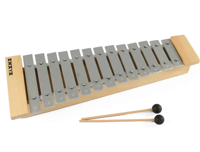 Amaya Carillón Musical de Madera de Pino y Metal con Baquetas, Dimensiones 48x18x6.5 cm (48 x 18 x 6.5 cm) Amaya Carillón Musical de Madera de Pino y Metal con Baquetas, Dimensiones 48x18x6.5 cm (48 x 18 x 6.5 cm)