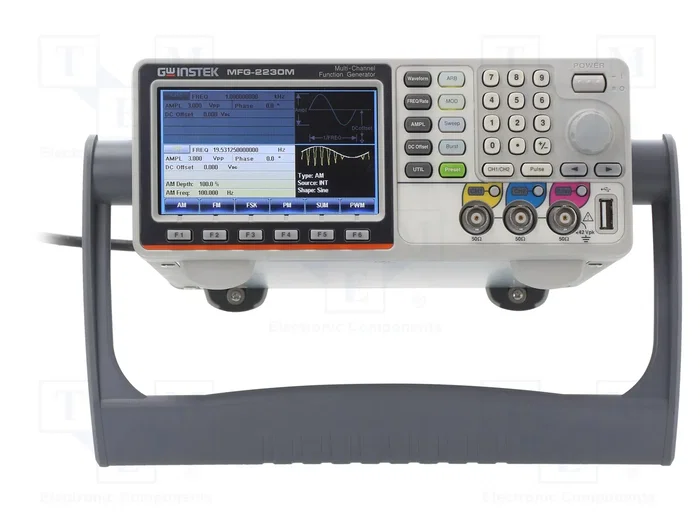 GW INSTEK MFG-2230M Generador de laboratorio funcional y arbitral de 30MHz con 2 canales GW INSTEK MFG-2230M Generador de laboratorio funcional y arbitral de 30MHz con 2 canales