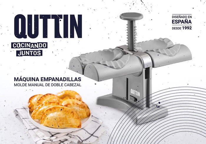Quttin Máquina Molde Empanadillas PRJ MAQUINA MOLDE EMPANADILLAS QUTTIN