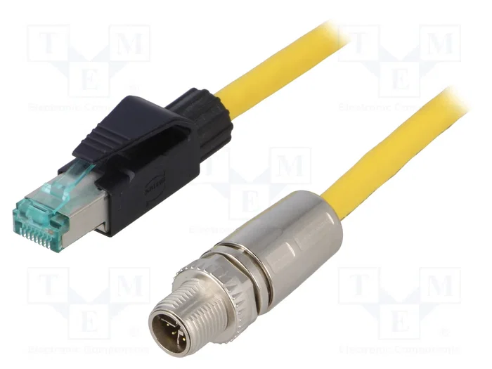 HARTING Cable para sensores M12 macho recto a RJ45 enchufe 8 pines 2m HARTING Cable para sensores M12 macho recto a RJ45 enchufe 8 pines 2m
