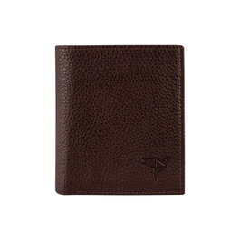 Zoozie Bags Cartera para Hombre Piel Auténtica Marrón 11.5x2x9.5 cm
