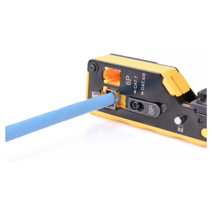 DIGITUS Crimpadora Multimodular Pasante Cat 7 para RJ45