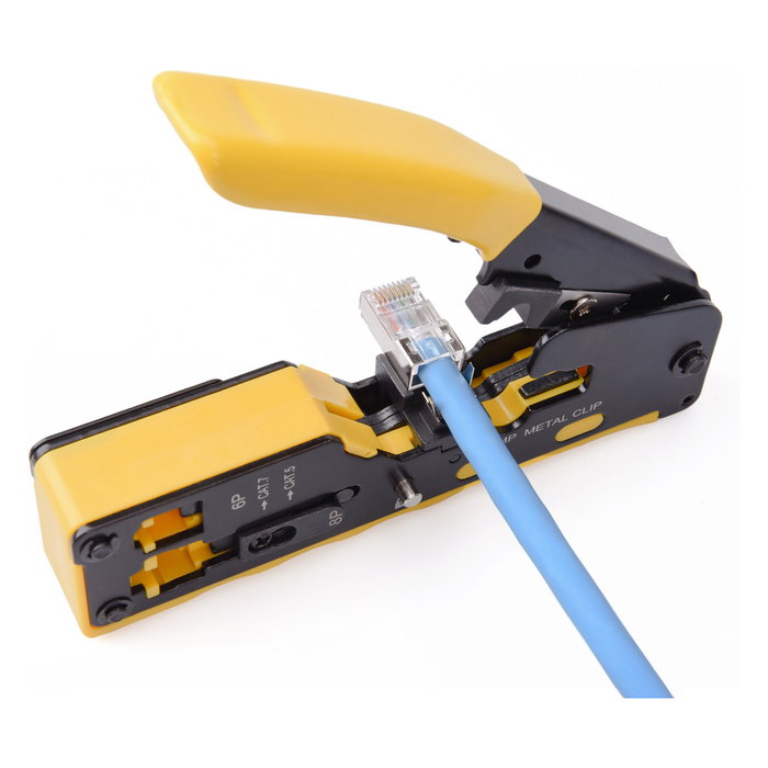 DIGITUS Crimpadora Multimodular Pasante Cat 7 para RJ45
