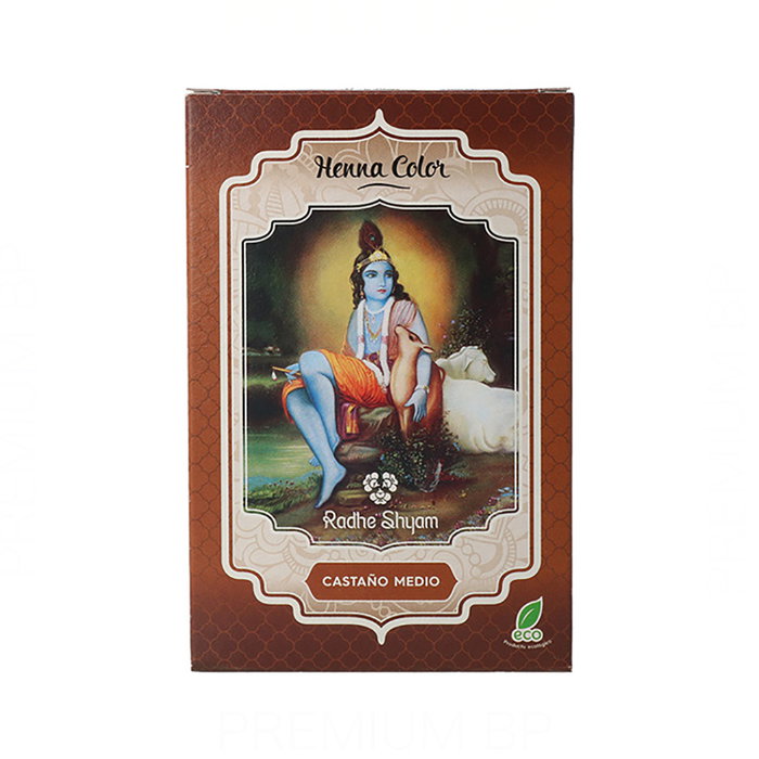 RADHE SHYAM Henna en Polvo Castaño Medio
