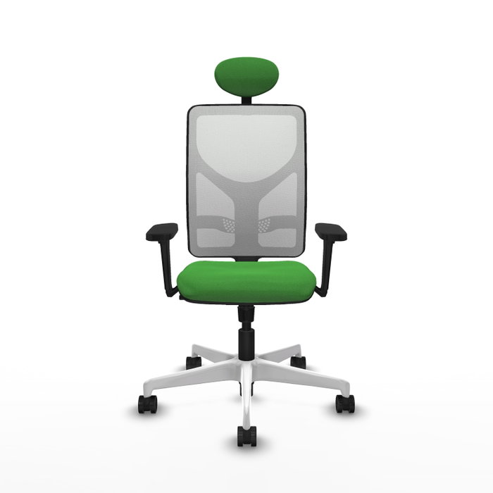 PIQUERAS Y CRESPO Silla de oficina Motilla con mecanismo Sincro, Verde y Blanco PIQUERAS Y CRESPO Silla de oficina Motilla con mecanismo Sincro, Verde y Blanco