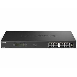D-Link DGS-1018P/E Switch Gigabit PoE+ de 18 puertos con 2 puertos SFP