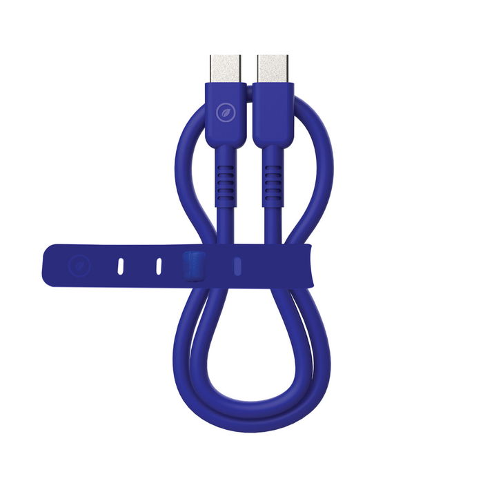 muvit for change cable Tipo C a Tipo C 3A/60W 0.2m azul muvit for change cable Tipo C a Tipo C 3A/60W 0.2m azul