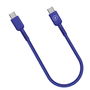 muvit for change cable Tipo C a Tipo C 3A/60W 0.2m azul