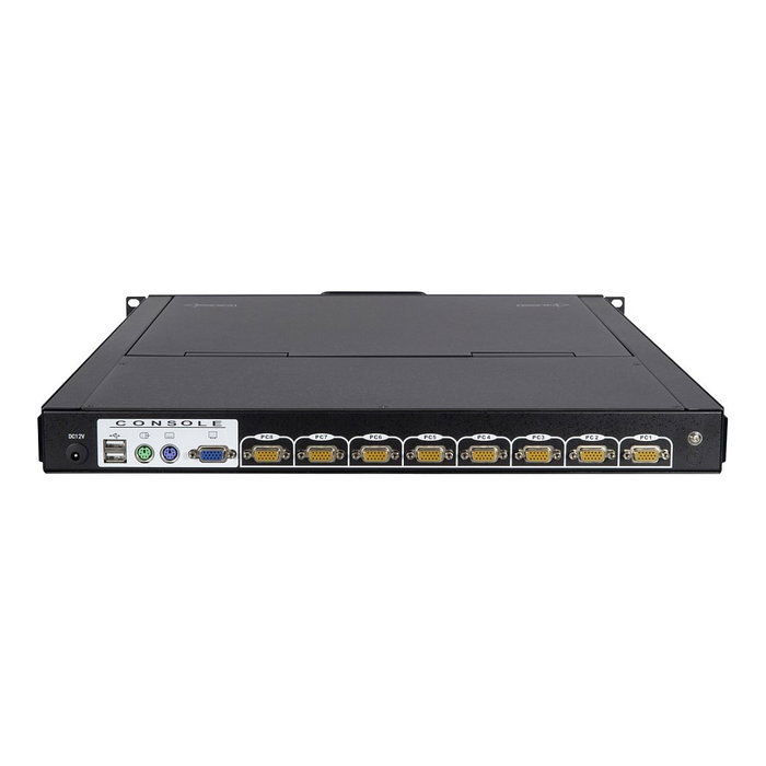 Inter-Tech KVM-1708 KVM LCD Switch 8-Port 17 pulgadas (USB - PS/2 VGA) Negro