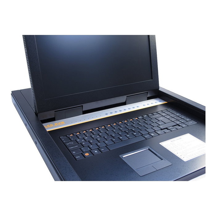 Inter-Tech KVM LCD Switch 8 Puertos 17" USB/PS/2 VGA Alemán, para Monitor y Teclado/Ratón