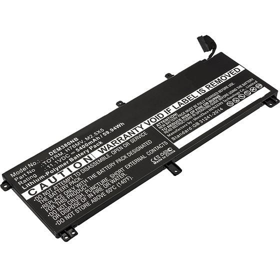 CoreParts Batería para Dell 60Wh Li-Pol 11.1V 5400mAh Negro CoreParts Batería para Dell 60Wh Li-Pol 11.1V 5400mAh Negro
