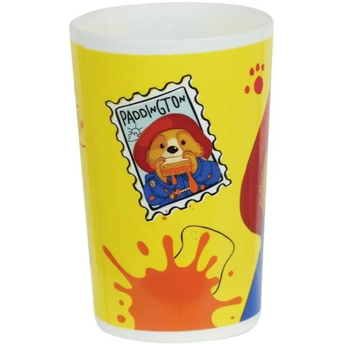 Fun House 3524550064802 Vajilla Reutilizable Paddington - Plato, Plato Hondo, Vaso, Botella de Agua y Fiambrera