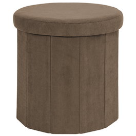 Home Deco Factory Caja-puf Plegable Jules Taupé