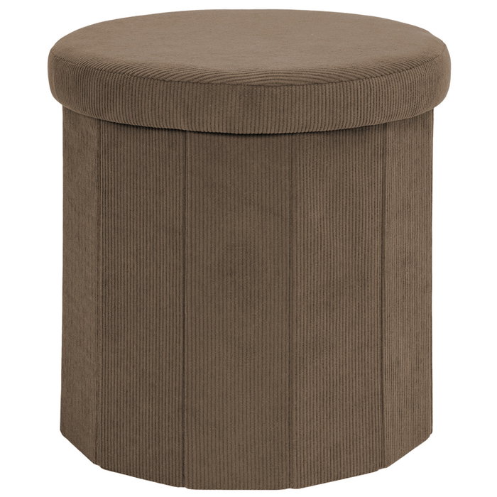 Home Deco Factory Caja-puf Plegable Jules Taupé Home Deco Factory Caja-puf Plegable Jules Taupé