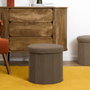 Home Deco Factory Caja-puf Plegable Jules Taupé