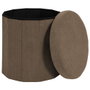 Home Deco Factory Caja-puf Plegable Jules Taupé