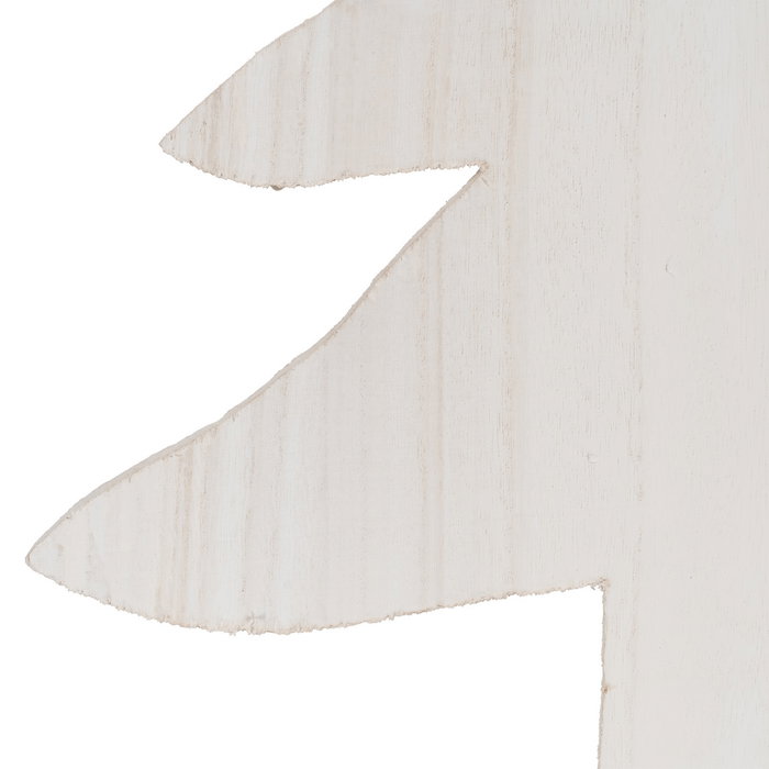 Figura Árbol Blanco Madera Paulonia 40 X 2 X 80 cm