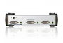 Aten Splitter DVI y Audio 2 Puertos VS162-AT-G para 2 Monitores, Máxima Resolución 1920x1200, Cascadable, HDCP Compatible