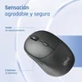 Iggual NANO-OFFICE-6D Ratón Inalámbrico 1600 DPI Negro
