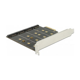 DeLOCK 89888 Tarjeta de expansión PCI Express x4 con 4 ranuras M.2 Key B y RAID