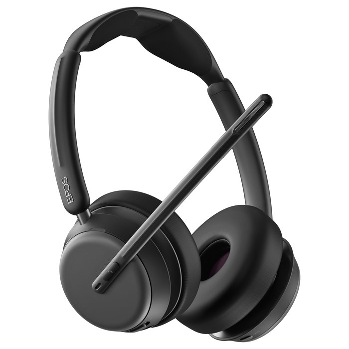 EPOS Impact 1061 ANC Auriculares Bluetooth Inalámbricos para Oficina y Centro de Llamadas, Cancelación de Ruido Activa