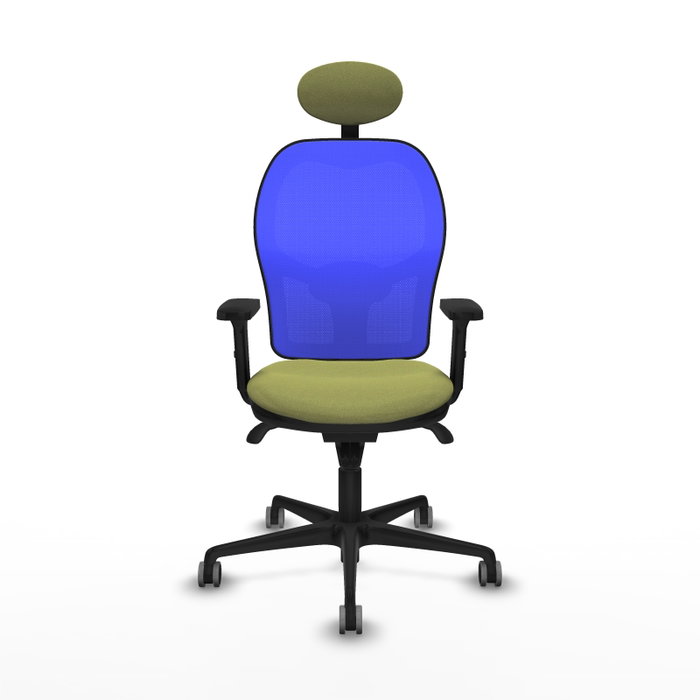 PIQUERAS Y CRESPO Silla de oficina Jorquera Verde oliva y Azul PIQUERAS Y CRESPO Silla de oficina Jorquera Verde oliva y Azul