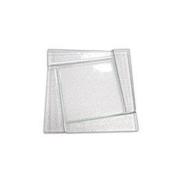 OMS Plato Zoom 20x20 (Set de 6) de Vidrio Transparente