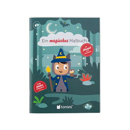 Tonies Libro para Colorear Malbuch, Infantil, Multicolor, 64 Páginas, Pegatinas, Audio 45 min, para Toniebox, Referencia 10002572