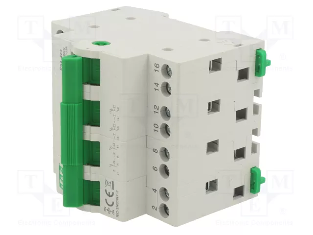 F&F Interruptor de red-generador 4 polos 63A 230/400VAC