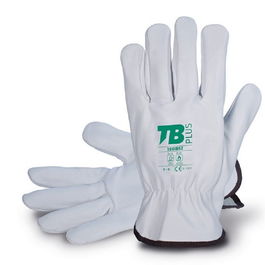 TOMAS BODERO 160ISBZ Guante Piel Flor Vacuno Talla 7-11 (S-7) Transpirable y Flexible Set de 10