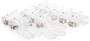 Nanocable Conector RJ45 CAT.6 8 hilos, Pack de 100 unidades, Transparente