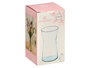 Giftdecor Jarron Cristal Boca Ancha Transparente 21 cm (Set de 12)