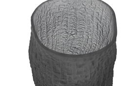 DKD Home Decor Jarrón Gris Cristal 13 x 21 x 13 cm