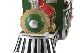 DKD Home Decor Figura Navidad Tradicional Rojo Verde Resina con LED 13 x 19 x 31 cm