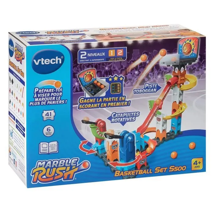 Vtech VTE3417765798054 Marble Rush Juego de Baloncesto Idioma francés Vtech VTE3417765798054 Marble Rush Juego de Baloncesto Idioma francés