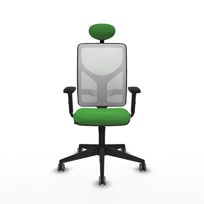 PIQUERAS Y CRESPO Silla de oficina Motilla con mecanismo Sincro, Verde y Blanco PIQUERAS Y CRESPO Silla de oficina Motilla con mecanismo Sincro, Verde y Blanco