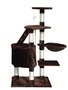 Gloria Árbol Rascador para Gatos Marrón 55x40x120 cm