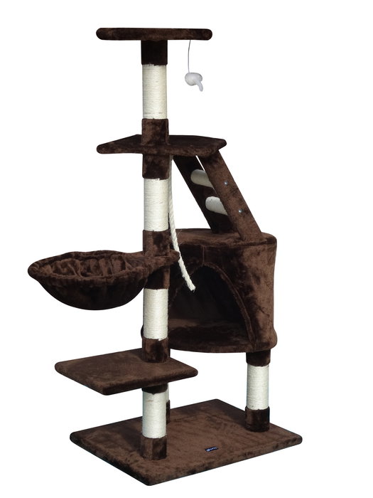 Gloria Árbol Rascador para Gatos Marrón 55x40x120 cm Gloria Árbol Rascador para Gatos Marrón 55x40x120 cm