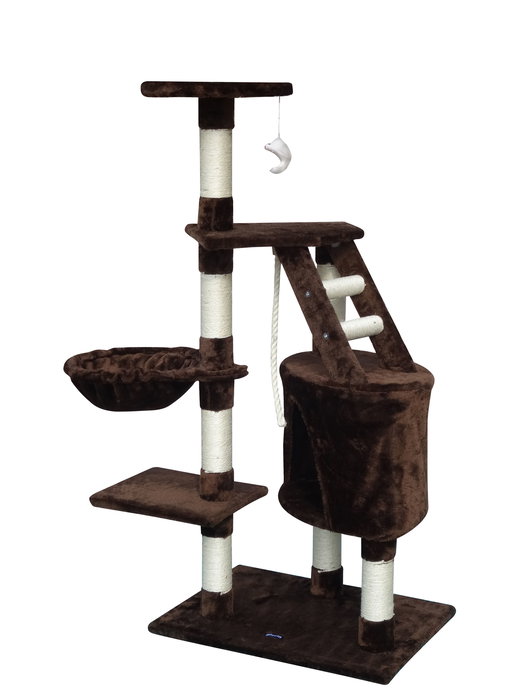 Gloria Árbol Rascador para Gatos Marrón 55x40x120 cm Gloria Árbol Rascador para Gatos Marrón 55x40x120 cm