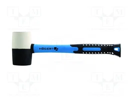 HÖGERT TECHNIK Martillo de 680g con cara suave y mango de fibra de vidrio